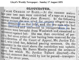 1851 Lloyd's Weekly Newspaper - Sunday 17 August 1851