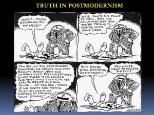 Truth in Postmoderism