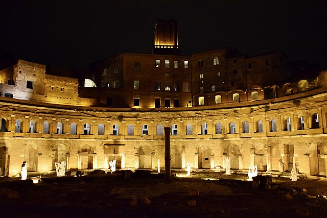 The forum in Rome.